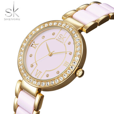 SK Sheng carved 31 ladies waterproof noble temperament diamond trend imitation ceramic bracelet watch
SK Sheng carved 31 ladies waterproof noble temperament diamond trend imitation ceramic bracelet watch