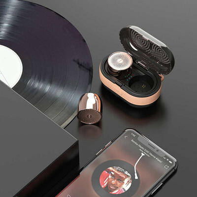 OneDer V17 TWS Mini Bluetooth Speaker Portable Pocket Wireless Speaker Magnetic Feature With Charging Case