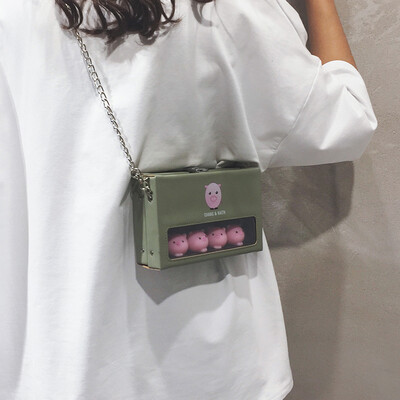 On the new network red small bag fashion girl chain bag French niche foreign gas Messenger bag wild ins transparent package
On the new network red small bag fashion girl chain bag French niche foreign gas Messenger bag wild ins transparent package