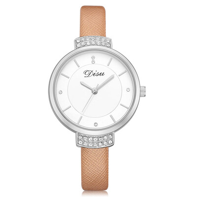 Womens Watches Fashion Scale Disc Ladies Minimalism Quartz Wristwatch Solid Color Leather Strap Clock Casual Zegarki Damskie
Womens Watches Fashion Scale Disc Ladies Minimalism Quartz Wristwatch Solid Color Leather Strap Clock Casual Zegarki Damskie