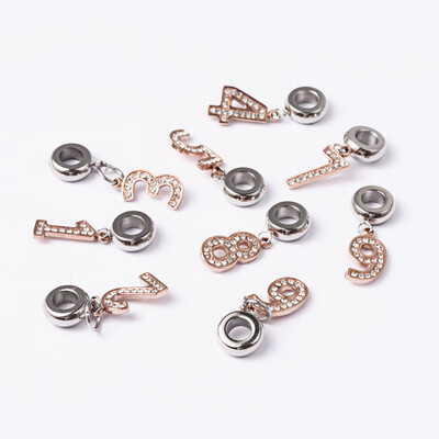 304 Stainless Steel Rhinestone European Dangle Beads Large Hole Number Beads Mixed 2428mm Hole 5mm 1415x58x12mm
304 Stainless Steel Rhinestone European Dangle Beads Large Hole Number Beads Mixed 2428mm Hole 5mm 1415x58x12mm