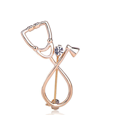 Blucome Stethoscope Brooch Womens Fashion Medical Accessories 7227
Blucome Stethoscope Brooch Womens Fashion Medical Accessories 7227