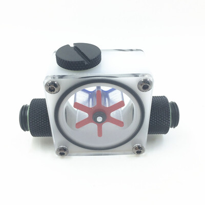 Water cooling Flow Meter Indicator Light-emitting Computer PC Liquid Water Cooling System CPU White POM with plug connector
Water cooling Flow Meter Indicator Light-emitting Computer PC Liquid Water Cooling System CPU White POM with plug connector