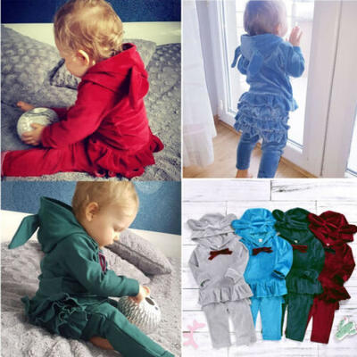 AU Newborn Kids Baby Girl Clothes Hooded Tops Ruffle Pants Tracksuit Outfits Set
AU Newborn Kids Baby Girl Clothes Hooded Tops Ruffle Pants Tracksuit Outfits Set