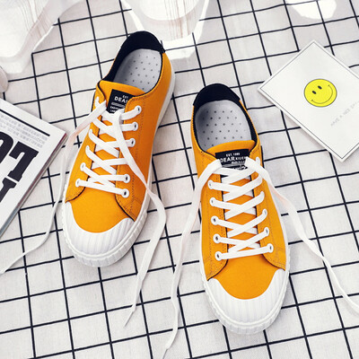 Summer Canvas Tide Shoes Hundred Sets of Student Board Shoes Summer Yellow Korean Sports Autumn Cloth Shoes
Summer Canvas Tide Shoes Hundred Sets of Student Board Shoes Summer Yellow Korean Sports Autumn Cloth Shoes