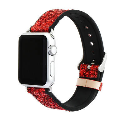 〖Follure〗Bling Glitter Leather Wrist Replacement Strap Watch Band For Apple iwatch 4 40mm
〖Follure〗Bling Glitter Leather Wrist Replacement Strap Watch Band For Apple iwatch 4 40mm
