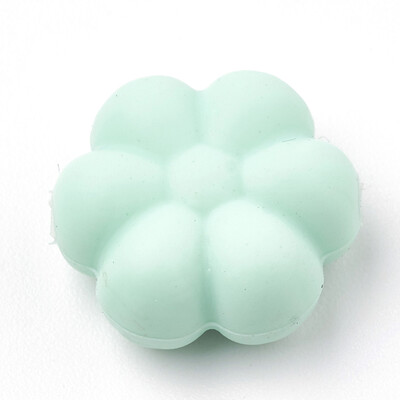 Food Grade Environmental Silicone Beads Chewing Beads For Teethers DIY Nursing Necklaces Making Flowerr Aquamarine 14x13x6mm
Food Grade Environmental Silicone Beads Chewing Beads For Teethers DIY Nursing Necklaces Making Flowerr Aquamarine 14x13x6mm
