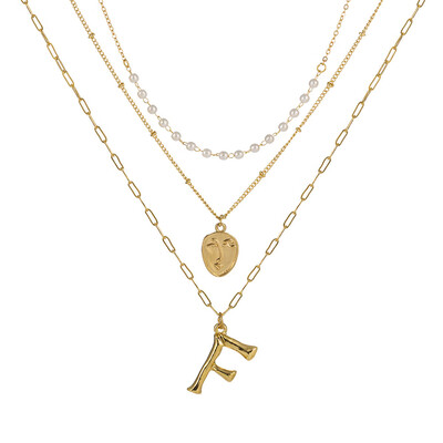 2019 New Face Coin Beads Alphabet Initial LetterPendant Necklace Female Gold Color Chain Choker Collar Necklaces for Women
2019 New Face Coin Beads Alphabet Initial LetterPendant Necklace Female Gold Color Chain Choker Collar Necklaces for Women