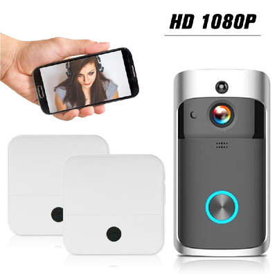 WiFi Smart Wireless Security DoorBell Smart HD 1080P Visual Intercom Recording Video Door Phone Remote Home Monitoring Night Visio
WiFi Smart Wireless Security DoorBell Smart HD 1080P Visual Intercom Recording Video Door Phone Remote Home Monitoring Night Visio