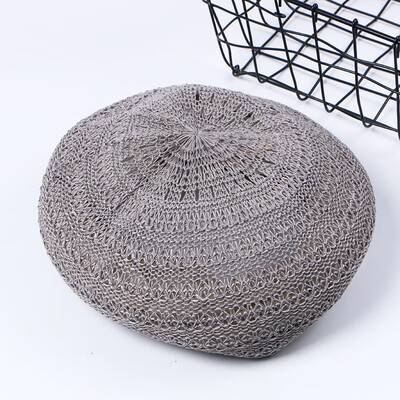 Korean version of the spring&autumn new bud Hat outdoor Joker fashion pumpkin Hat solid color hollow knit berets
Korean version of the spring&autumn new bud Hat outdoor Joker fashion pumpkin Hat solid color hollow knit berets