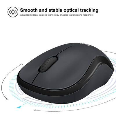 Logitech M220 Wireless Wifi Mouse Ergonomic Silent Mobile Computer Mouse with 24G Receiver Grey
Logitech M220 Wireless Wifi Mouse Ergonomic Silent Mobile Computer Mouse with 24G Receiver Grey