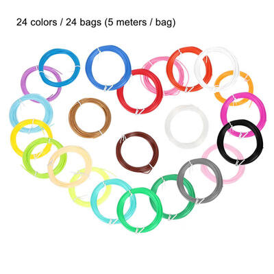 Greensen 24 ColorSet 3D Filament Print Pen Safety Plastic Printing Material Children Stereoscopic Brush
Greensen 24 ColorSet 3D Filament Print Pen Safety Plastic Printing Material Children Stereoscopic Brush