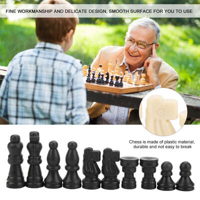 Greensen 32pcs International Solid Chess Pieces Entertainment Tool for Fun 13mm Diameter
Greensen 32pcs International Solid Chess Pieces Entertainment Tool for Fun 13mm Diameter