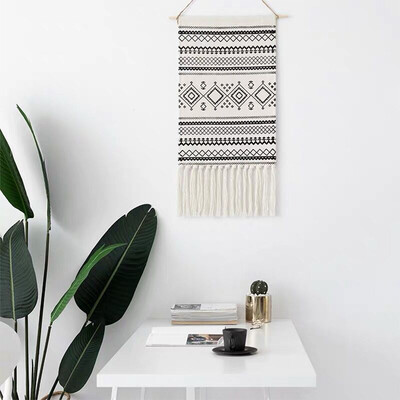 Gobestart Nordic Cotton Linen Art Tapestry Living Room Wall Decoration Hanging Cloth 50x70
Gobestart Nordic Cotton Linen Art Tapestry Living Room Wall Decoration Hanging Cloth 50x70