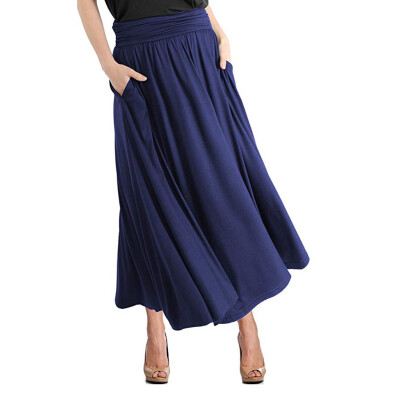 Roseonmyhand Womens Fashion High Waist Soild Vintage Loose Beach Pocket Wrap Maxi Long Skirt
Roseonmyhand Womens Fashion High Waist Soild Vintage Loose Beach Pocket Wrap Maxi Long Skirt
