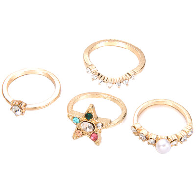 New Elegant Rhinestone Pentagram Star Love Spiral Spring Finger Ring Womens Fashion Jewelry
New Elegant Rhinestone Pentagram Star Love Spiral Spring Finger Ring Womens Fashion Jewelry