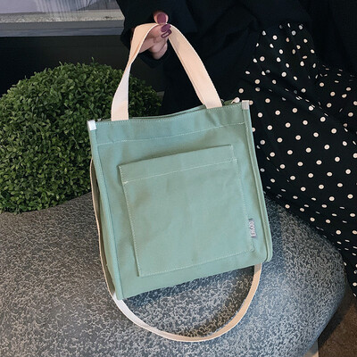 Canvas bag female slung simple quilt bag student handbag Korean version of Harajuku shoulder bag tide
Canvas bag female slung simple quilt bag student handbag Korean version of Harajuku shoulder bag tide