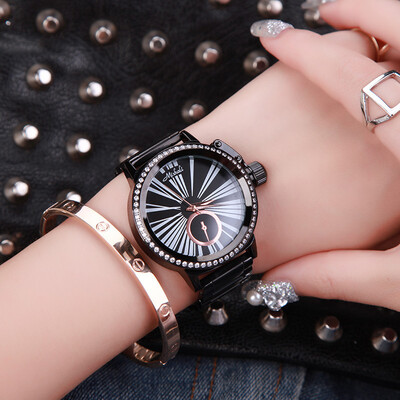 Constellation ladies steel belt waterproof female watch quartz watch fashion diamond watch Korean student table
Constellation ladies steel belt waterproof female watch quartz watch fashion diamond watch Korean student table