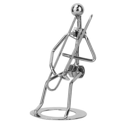 Greensen Vintage Iron Art Black Man Figure Trombone Performer Home Bar Display Desktop Decoration
Greensen Vintage Iron Art Black Man Figure Trombone Performer Home Bar Display Desktop Decoration