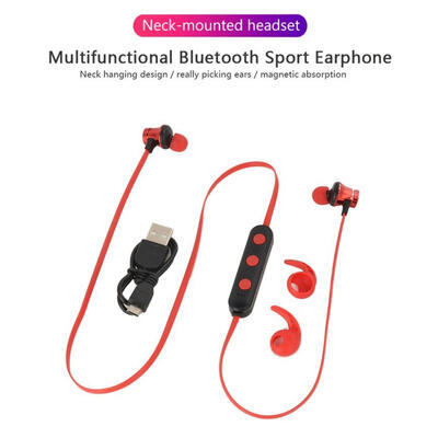 Bluetooth 42 Wireless Earphones Stereo Magnetic Sport Earbuds with Microphone Support TF Card for Running Cycling Gym
Bluetooth 42 Wireless Earphones Stereo Magnetic Sport Earbuds with Microphone Support TF Card for Running Cycling Gym