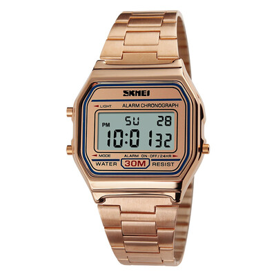 SKMEI Cool Digital Men Women Bussiness Wristwatch Luxury Vintage Luminous Couple Watch 3ATM Water-resistant Multi-function Unisex
SKMEI Cool Digital Men Women Bussiness Wristwatch Luxury Vintage Luminous Couple Watch 3ATM Water-resistant Multi-function Unisex