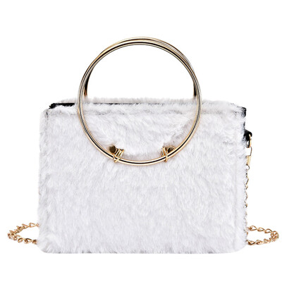 Women Solid Color Hairy Shoulder Bag Fashion Ladies Plush Messenger Bags Brand Designer Chain Square Crossbody Bag Tote YJ
Women Solid Color Hairy Shoulder Bag Fashion Ladies Plush Messenger Bags Brand Designer Chain Square Crossbody Bag Tote YJ