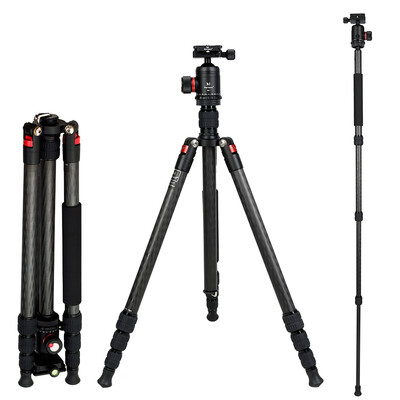 Marsace DT-1541 Carbon Fibre Tripod with Aircraft-Grade Aluminum DB-1 34mm Diameter Ballhead 360-degree Panoramic Universal QR Pla
Marsace DT-1541 Carbon Fibre Tripod with Aircraft-Grade Aluminum DB-1 34mm Diameter Ballhead 360-degree Panoramic Universal QR Pla