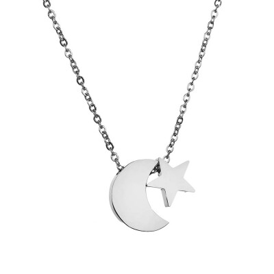 Gold Plated Necklace Star Necklace Moon Stars Long Starry Pendant Titanium Steel Collarbone Sweater Necklace
Gold Plated Necklace Star Necklace Moon Stars Long Starry Pendant Titanium Steel Collarbone Sweater Necklace