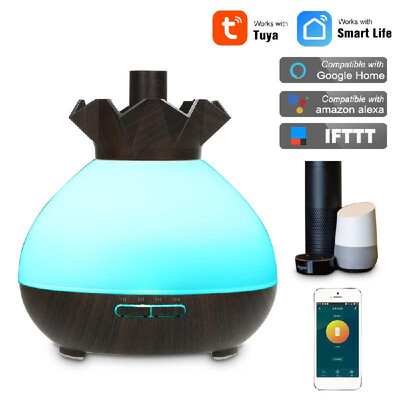 Smart Wifi Wireless LED Night Lamp 400ml Humidifier Essential Oil Aromatherapy Mist Diffuser Phone App Control Voice Control Compa
Smart Wifi Wireless LED Night Lamp 400ml Humidifier Essential Oil Aromatherapy Mist Diffuser Phone App Control Voice Control Compa