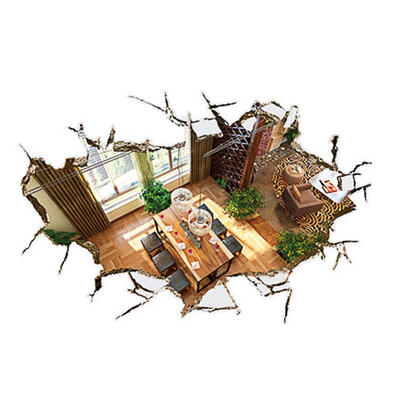 3D Broken Wall Waterproof Self-Adhesive Wall Stickers DIY Removable Decals
3D Broken Wall Waterproof Self-Adhesive Wall Stickers DIY Removable Decals