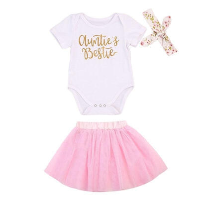 Cute Princess Kids Baby Girls Summer Dress Romper Tutu Short Skirts Headband 3Pcs Outfits Clothes Set 0-18M
Cute Princess Kids Baby Girls Summer Dress Romper Tutu Short Skirts Headband 3Pcs Outfits Clothes Set 0-18M