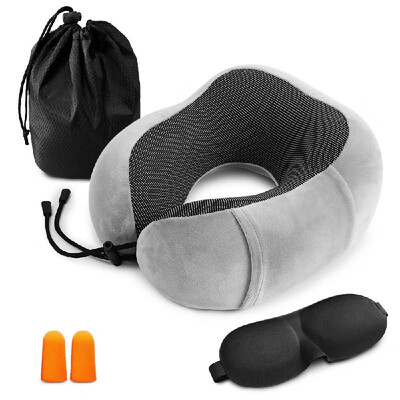 Travel Pillow Memory Foam Neck Pillow Neck Head Support Pillow with Waterproof Travel Bag Eye Mask&Ear Plugs for Airplane Cars
Travel Pillow Memory Foam Neck Pillow Neck Head Support Pillow with Waterproof Travel Bag Eye Mask&Ear Plugs for Airplane Cars