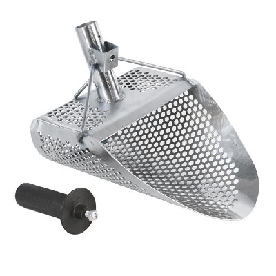 Beach Sand Scoop with handle Metal Detecting Tool Stainless Steel Detector Stainless Steel Water Metal Detecting Fast Sifting Meta 
Beach Sand Scoop with handle Metal Detecting Tool Stainless Steel Detector Stainless Steel Water Metal Detecting Fast Sifting Meta