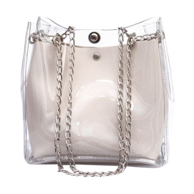 Women Transparent Bucket Bag PVC Clear Small Tote Messenger Bags Lady Holographic Shoulder Bags Female Sac A Main T30
Women Transparent Bucket Bag PVC Clear Small Tote Messenger Bags Lady Holographic Shoulder Bags Female Sac A Main T30