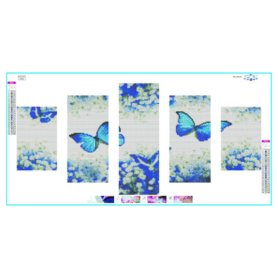 DIY Diamond Painting Cross Stitch 5 Sets of Splicing Paintings Round Diamond Scenic Pictures for Home Decor Festival DIY Gifts
DIY Diamond Painting Cross Stitch 5 Sets of Splicing Paintings Round Diamond Scenic Pictures for Home Decor Festival DIY Gifts