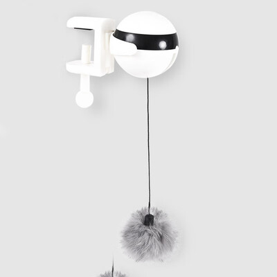 Electric Lifting Cat Toy Interactive Cat Teaser Toy Automatic Teaser Ball Electric Flutter Rotating Interactive Puzzle Pet Toy