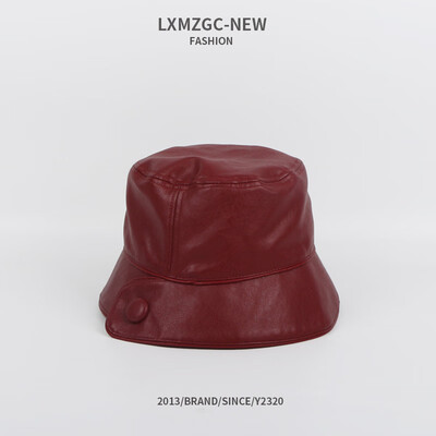 2019 new hat solid color PU button fisherman hat street shoot tide lady bucket hat simple hundred pot hat
2019 new hat solid color PU button fisherman hat street shoot tide lady bucket hat simple hundred pot hat