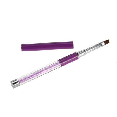 1pc Nail Art Brush Nylon DIY Nail Pen Flat Nail Painting Brush Salon Decoration Pen for UV Gel Nail Tool Purple
1pc Nail Art Brush Nylon DIY Nail Pen Flat Nail Painting Brush Salon Decoration Pen for UV Gel Nail Tool Purple