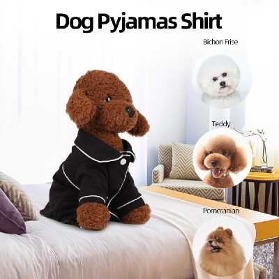 Dog Pyjamas Shirt Soft Breathable Spring Summer Stylish Small Dog Clothes for Bichon Frise Teddy Puppies
Dog Pyjamas Shirt Soft Breathable Spring Summer Stylish Small Dog Clothes for Bichon Frise Teddy Puppies