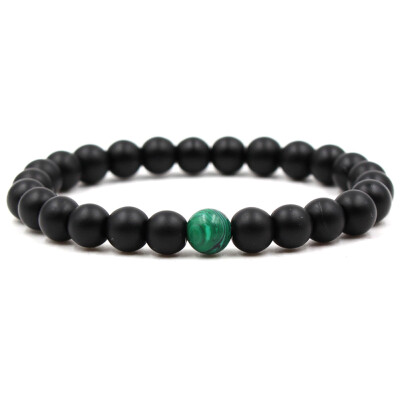 8 mm Matte Black Matt Stone Malachite Pair Bracelet Hand Cord Unisex Bracelet Jewellery Hot Gift
8 mm Matte Black Matt Stone Malachite Pair Bracelet Hand Cord Unisex Bracelet Jewellery Hot Gift