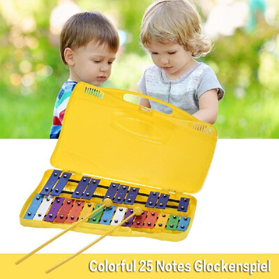 Colorful 25 Notes Glockenspiel Xylophone Percussion Rhythm Musical Educational Teaching Instrument Toy with 2 Mallets Handheld Cas
Colorful 25 Notes Glockenspiel Xylophone Percussion Rhythm Musical Educational Teaching Instrument Toy with 2 Mallets Handheld Cas