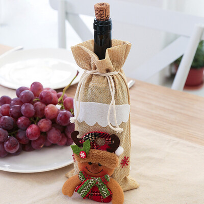 Gobestart Christmas Wine Bag Machine Embroidered Wine Bottle Set Table Decoration Supplies
Gobestart Christmas Wine Bag Machine Embroidered Wine Bottle Set Table Decoration Supplies