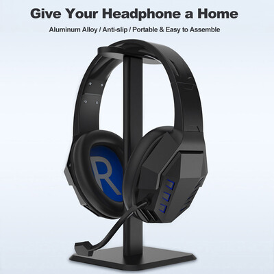 Plastic Headphone Holder Aluminum Alloy ABS Stand Detachable Stable Desktop Bracket with Sticker for Wired or Wireless Gaming Head
Plastic Headphone Holder Aluminum Alloy ABS Stand Detachable Stable Desktop Bracket with Sticker for Wired or Wireless Gaming Head