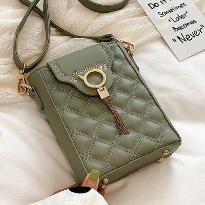 Autumn 2019 new Korean version of small fresh fashion Lingge small square bag Joker shoulder slung mobile phone bag
Autumn 2019 new Korean version of small fresh fashion Lingge small square bag Joker shoulder slung mobile phone bag