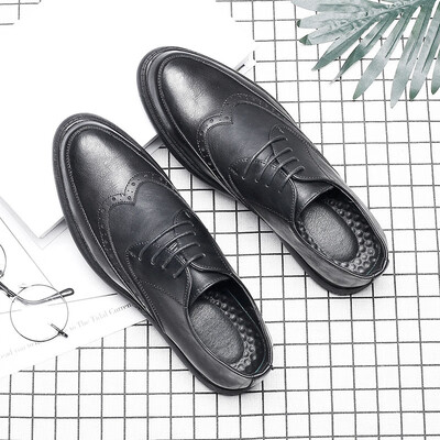 Spring Bullock mens shoes carved retro old belt British round head Korean version of the tide shoes mens casual shoes men
Spring Bullock mens shoes carved retro old belt British round head Korean version of the tide shoes mens casual shoes men