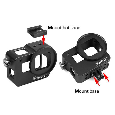 SHOOT XTGP505A Protective Aluminum Alloy Camera Cage Skeleton Housing Case with 52mm UV Filter for GoPro Hero 7 BlackHero 6Hero
SHOOT XTGP505A Protective Aluminum Alloy Camera Cage Skeleton Housing Case with 52mm UV Filter for GoPro Hero 7 BlackHero 6Hero