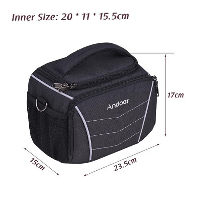 Andoer 600D Fabric Material Stylish Multi-function Camera Shoulder Bag with Waterproof Rain Cover for Canon Nikon Sony SLR DSLR Ca
Andoer 600D Fabric Material Stylish Multi-function Camera Shoulder Bag with Waterproof Rain Cover for Canon Nikon Sony SLR DSLR Ca