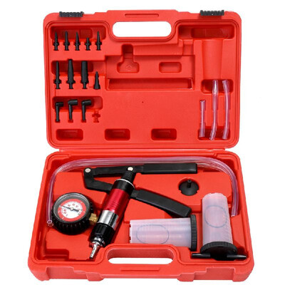 Hand Held Brake Bleeder Tester Set Vacuum Pump Car Motorbike Self Vacuum Pump Kits Brake Bleeder Screw Adapter
Hand Held Brake Bleeder Tester Set Vacuum Pump Car Motorbike Self Vacuum Pump Kits Brake Bleeder Screw Adapter