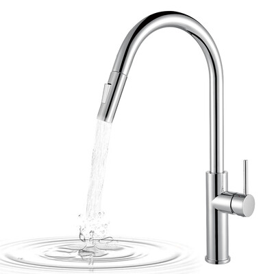 360° Rotating Kitchen Sink Basin Tap Stainless Steel Spout One-handle Chrome Faucet
360° Rotating Kitchen Sink Basin Tap Stainless Steel Spout One-handle Chrome Faucet