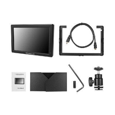 Feelworld T756 7 Inch IPS Full HD 4K On-Camera Monitor 1920 1200 Resolution Support 4K Signal HD Input Output with Histogram Fo
Feelworld T756 7 Inch IPS Full HD 4K On-Camera Monitor 1920 1200 Resolution Support 4K Signal HD Input Output with Histogram Fo